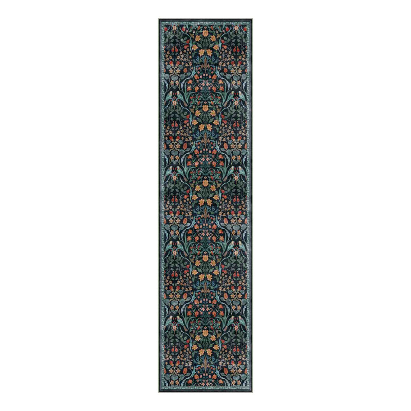 Destinay Floral Area Rug, Runner 61 x 244 cm