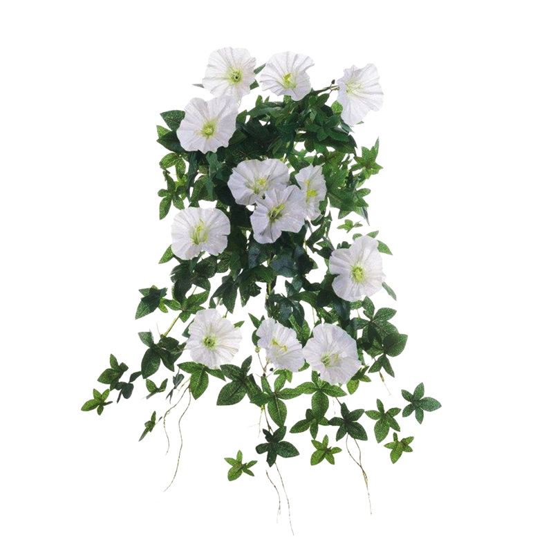 Buisson artificiel 20 po Morning Glory - crème