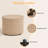 19.7"W Outdoor Round Ottoman