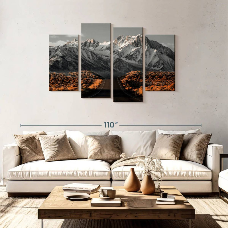 Mehar The Road Through Orange, 48" H x 75" W