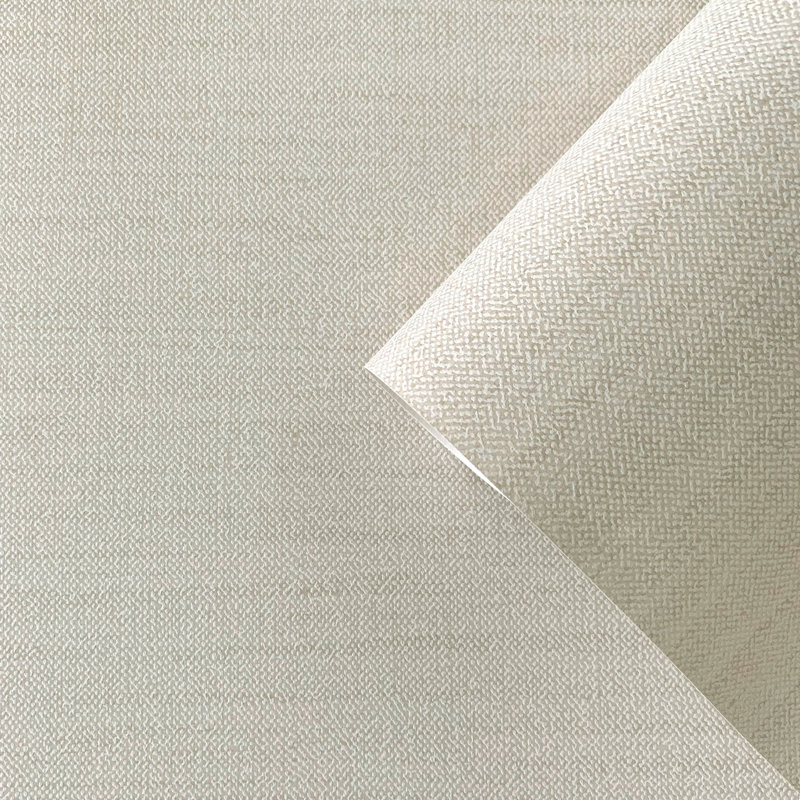 Boutique Plain Texture Wallpaper Roll, Cream