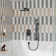 SlideLux Complete Rainfall Shower System with Rough in-Valve and Slide Bar