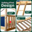  Lit superposé simple au-dessus d'un lit double en bois avec lit gigogne Treehouse-326544817