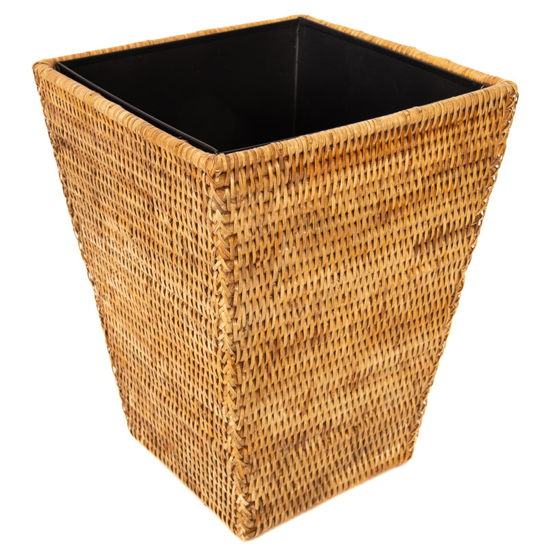 Corbeille pour déchets conique 4 gallons, Brun miel