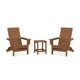 High-Density Polyethylene (HDPE) Outdoor Adirondack Chair With Table