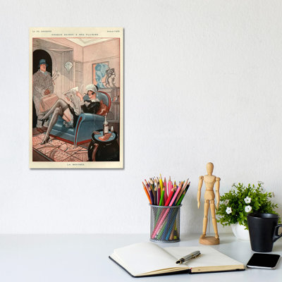 1925 La Vie Parisienne Magazine Plate by The Advertising Archives - Gallery-Wrapped Canvas Giclée on Canvas