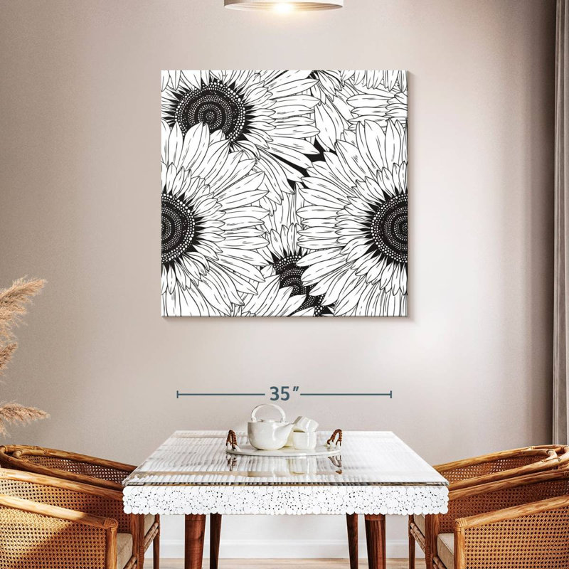Harnek Sunflower Series, 39" H x 39" W
