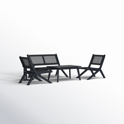 Kismet 4-Person Acacia Patio Seating Group