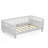 Twin Size Wood Platform Bed for Kids, Wood Low Profile Twin Bed with Rails for Girls and Boys-1444175574-1444175569