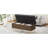 Modern Grey Multi - Functional Bench With Gold Metal Legs And Design For Entryway American Style Easy Lift Lid Frame Living Room-724053766-724053760