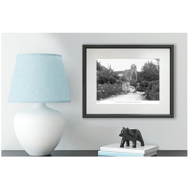 Tillington, All Hallows Church 1912 by Francis Frith - Single Picture Frame Print, 28cm H x 36cm W x 2.3cm D