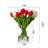 Silk Tulip Arrangement in Vase-1648471071
