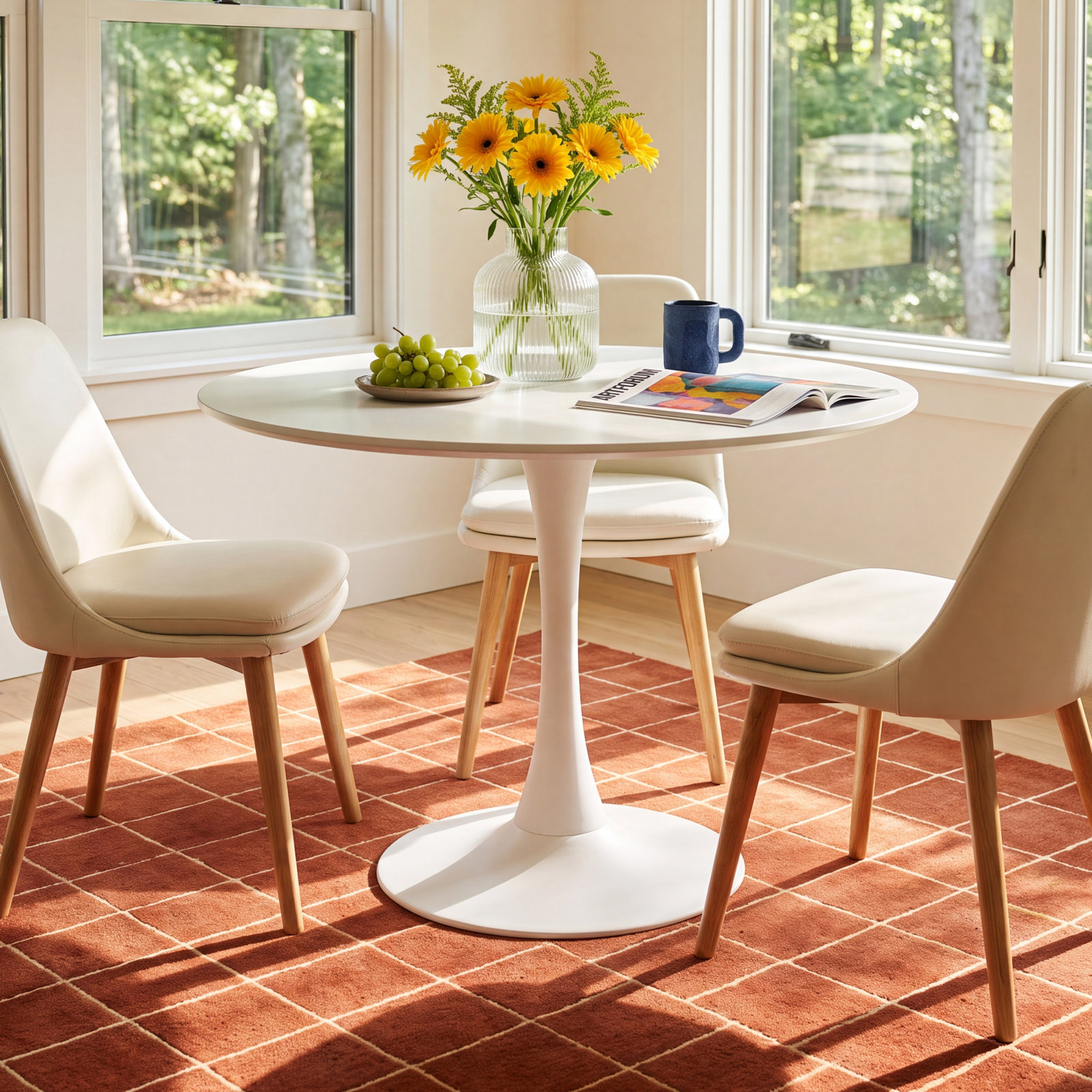 Imperial 36" Dining Table, White