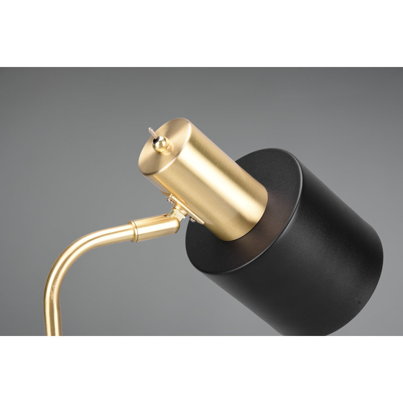 Kamaar 43.5Cm Desk Lamp, Black/Gold, Black