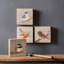 Ensemble de 4 plaques en bois rustique