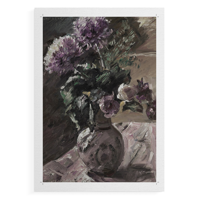 Imprimé floral rétro CCLXIX - reproduction de toile seulement - non encadrée