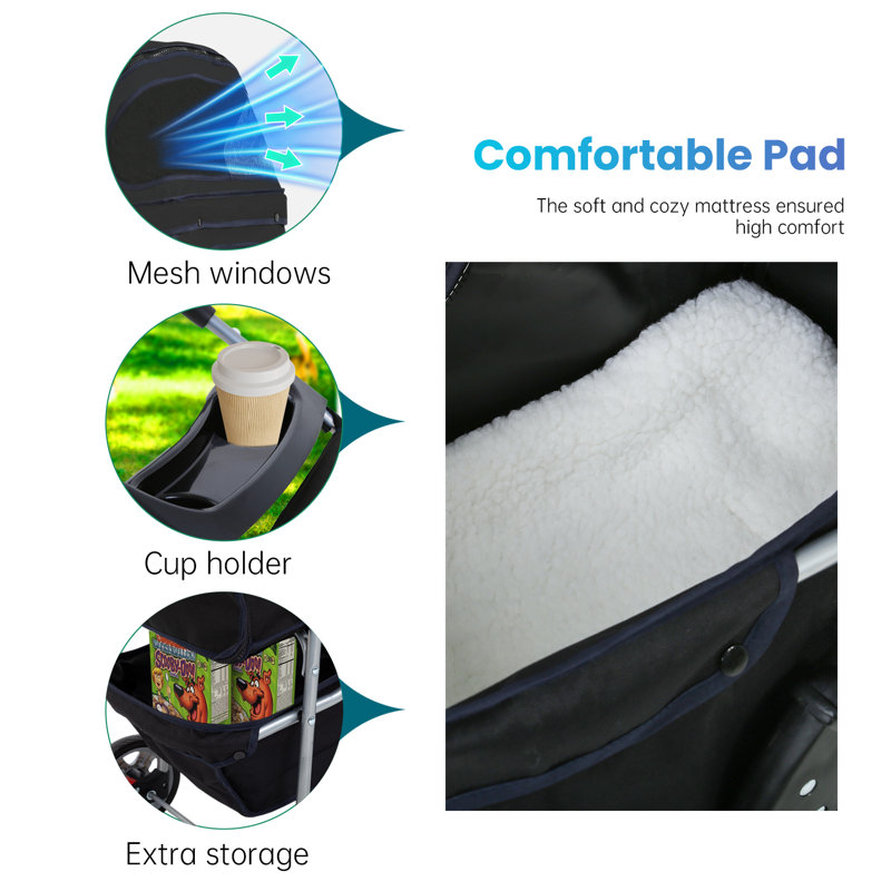 Foldable Pet Stroller