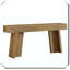 Table de style champêtre avec rangement polyvalent