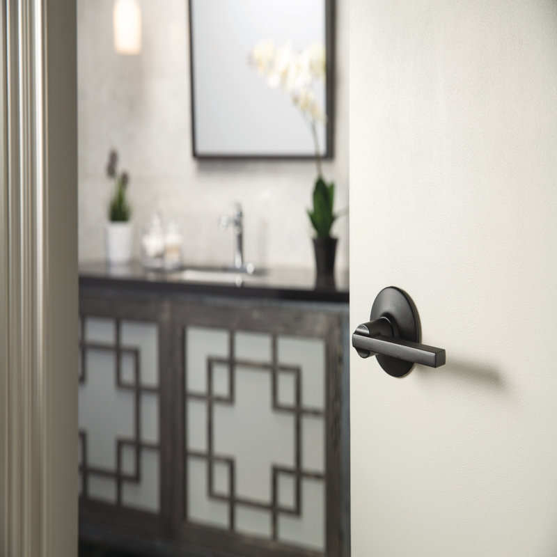 Serrure pour garde-robe Latitude, Noir mat