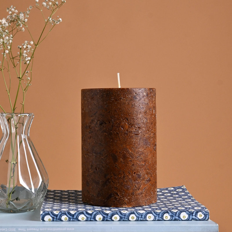Lavender Scented Pillar Candle, 15cm x 10cm Pillar