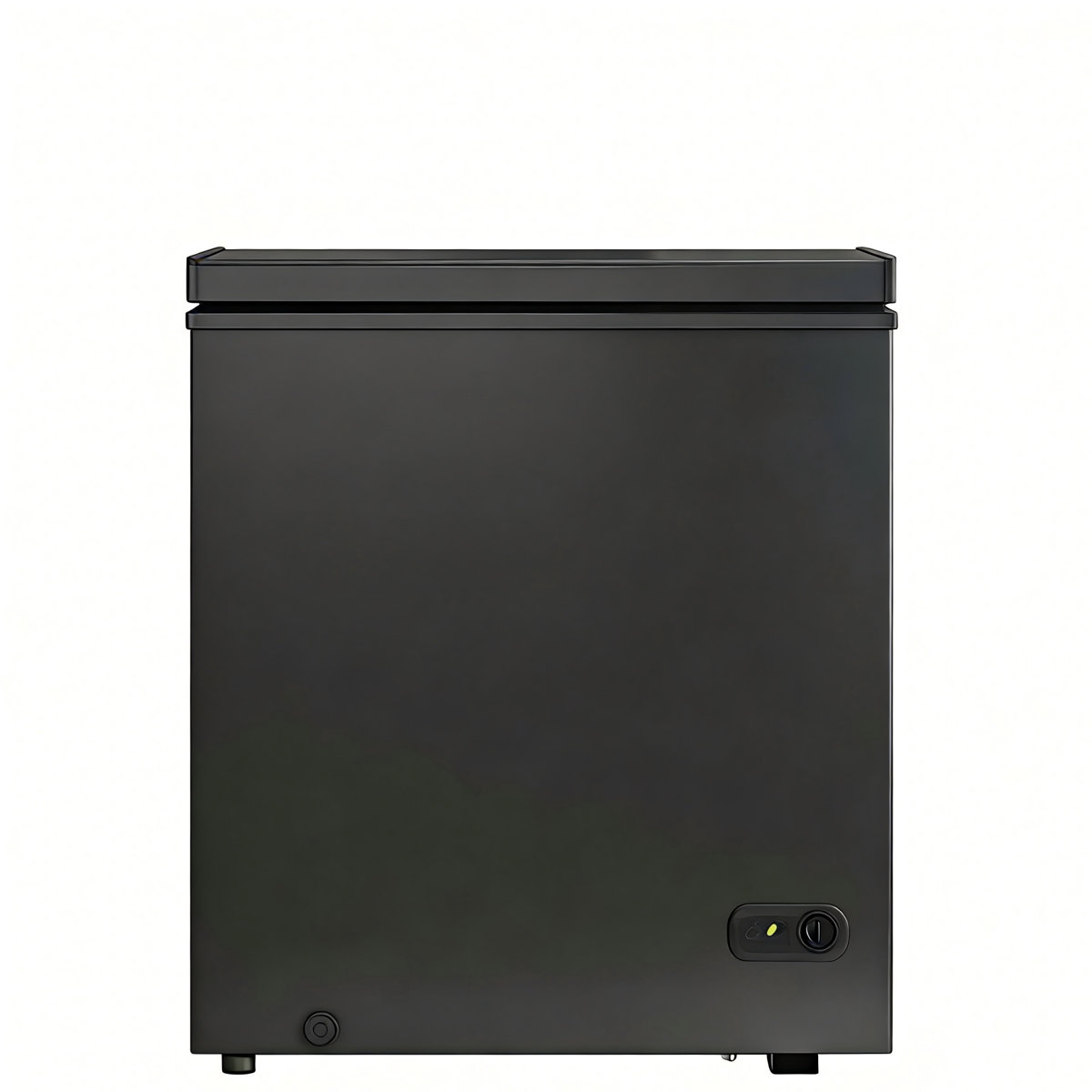 3.5 Cu Ft Black Mini Chest Freezer, 7-Level Temp Control,Energy Efficient, Compact for Dorm/RV/Office, with Removable Basket | Fridge.com