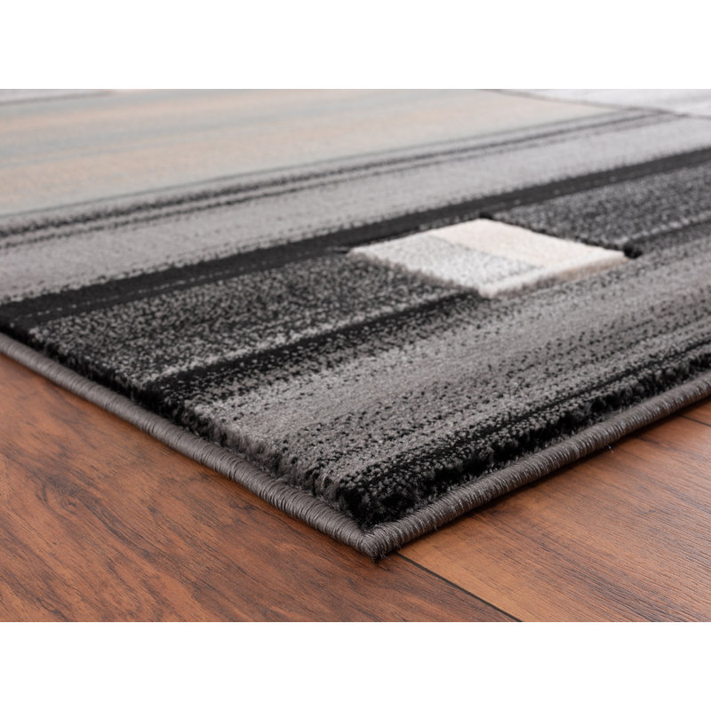 Anjolie Abstract Indoor Rug, Round 8'1"