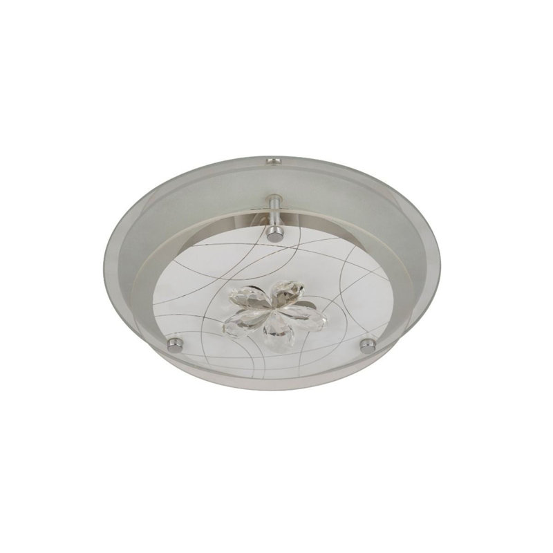 Raju Glass Flush Mount