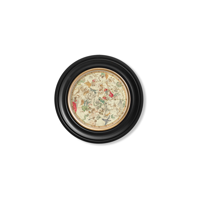 Constellation Southern by Mid-1800s - Single Picture Frame Print on Archival Matt 230gsm Paper, Beige