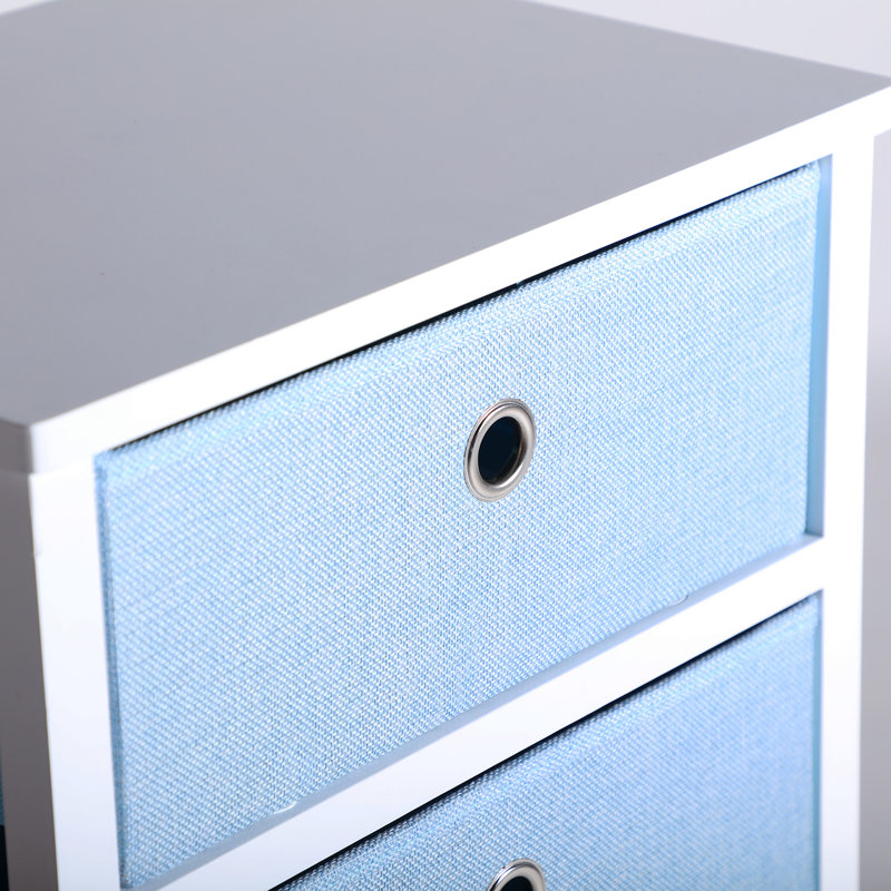 41 cm W Chest of 4 Drawers, Blue