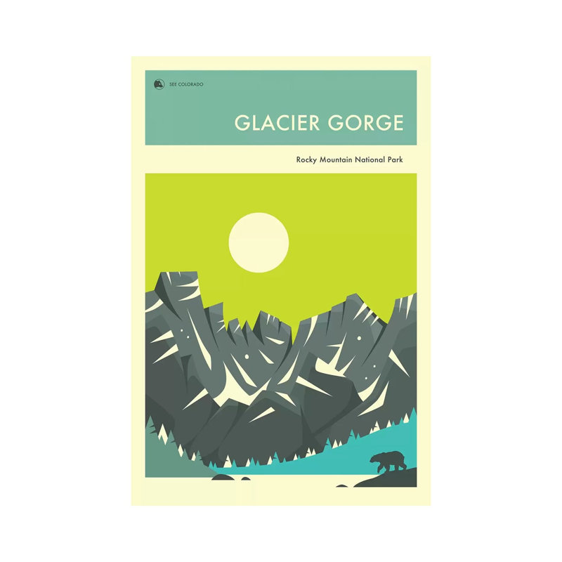 Glacier Gorge I 1 Piece Wrapped Canvas Wall Art, 66.04 cm H x 45.72 cm W x 1.91 cm D
