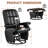 360°Swivel Glider Rocking Recliner Chair With Ottoman-474788385