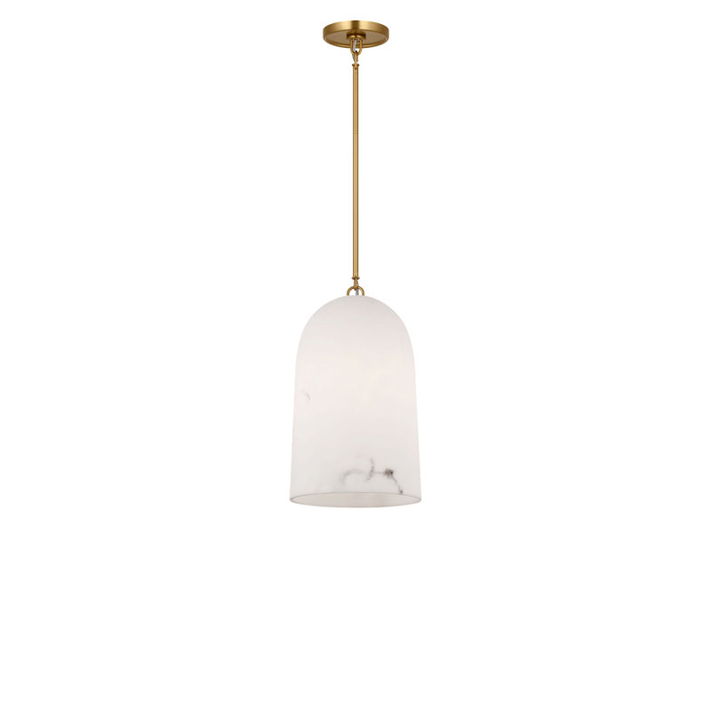 Savina Pendant, Burnished Brass, 72.88" H x 18.13" W x 18.13" D