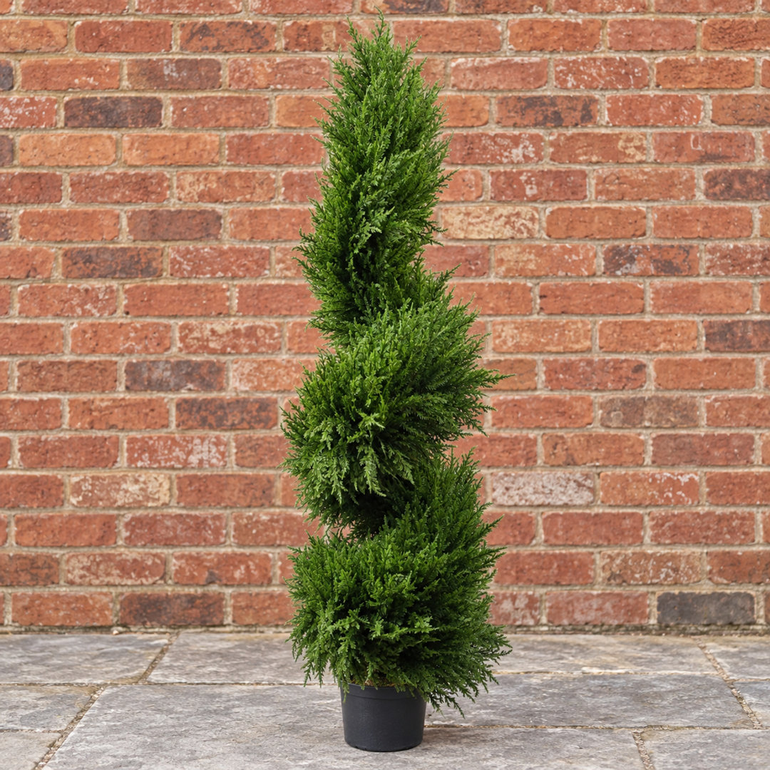 Leaf Artificial Spiral Cypress Tree 120cm Cedar/Plastic - Image 3
