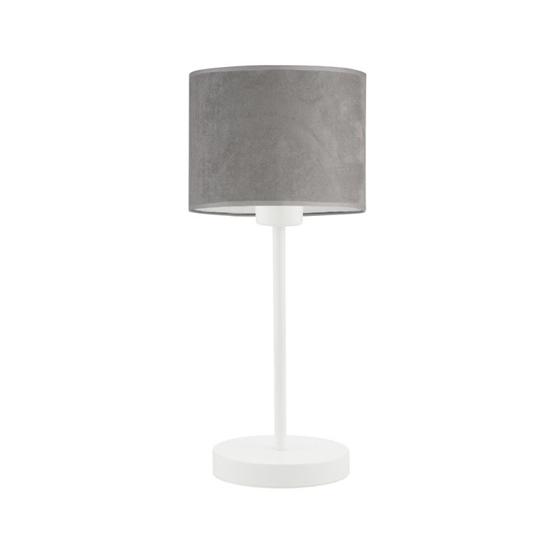 Letina Metal Desk Lamp, White, Grey