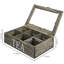 MyGift Wood Tea Box