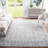 Micro-Loop Hand Tufted Cotton With Latex Geometric Rug-2105467976
