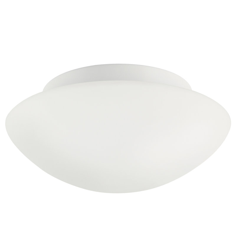 Ufo Glass Flush Mount, 10 cm H x 23 cm W x 23 cm D