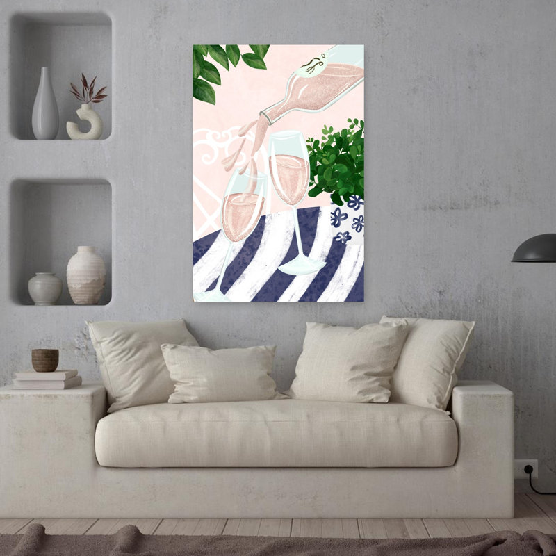 Art contemporain contemporain abstrait romantique, H 36 po x l 24 po