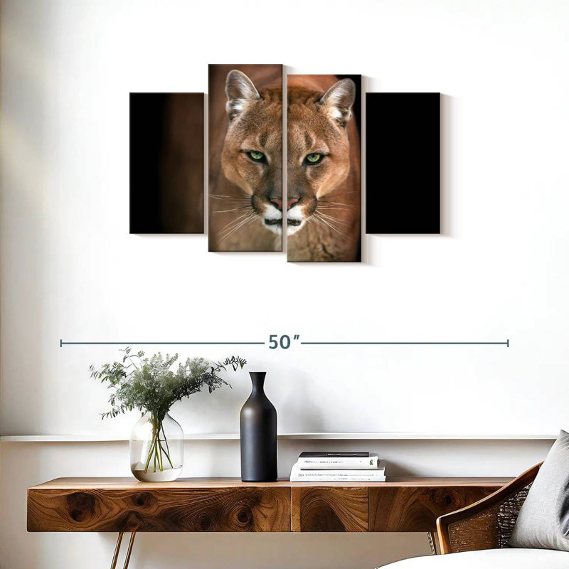 Brampt Fierce Puma, 22" H x 36" W