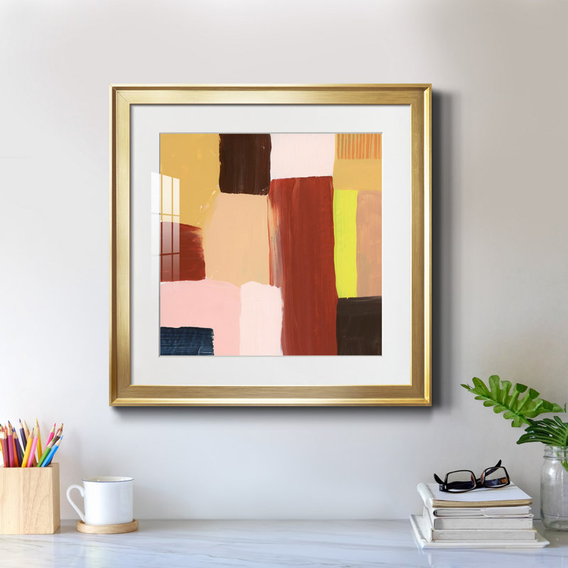 Readymade I-Premium, reproduction encadrée - prête à être accrochée, H 17,5 po x l 17,5 po x P 1,5 po, Papier avec cadre doré