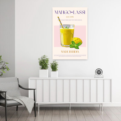 Art mural rafraîchissant «Mango Lassi»