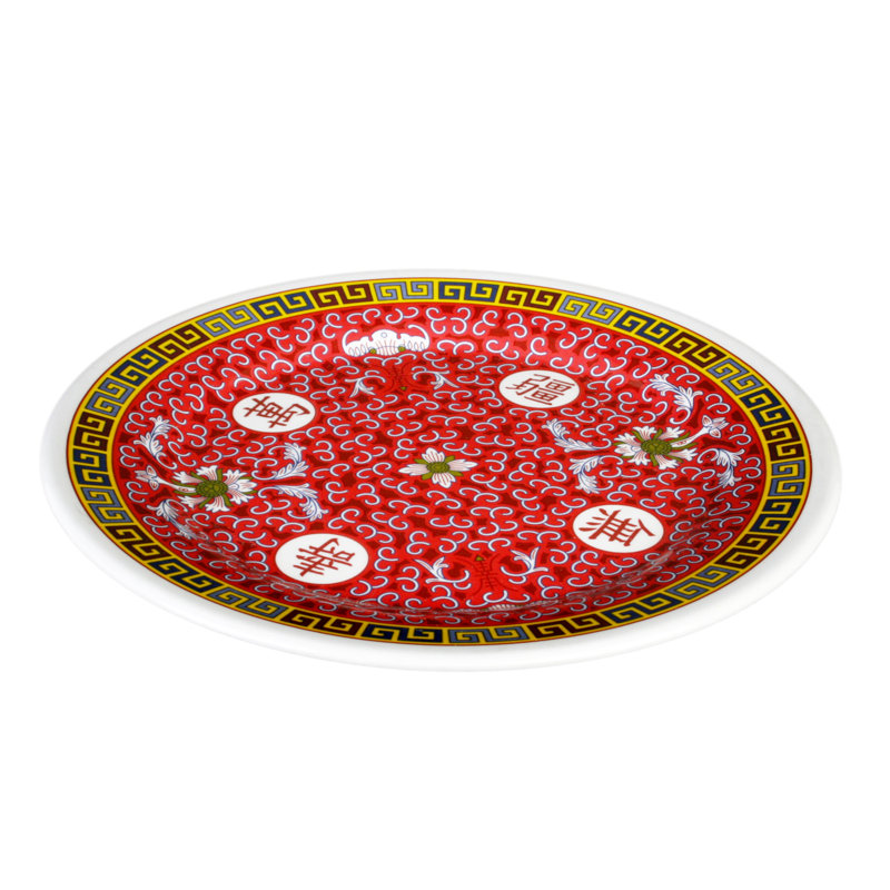 Longevity Melamine Floral Charger