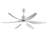 6 PCS ABS Blades  56 Ceiling Fan With Light Kit 3 Color LED Light Source, DC 6 Speed ,Remote Control Ceiling Fan-1996679144-1996679145