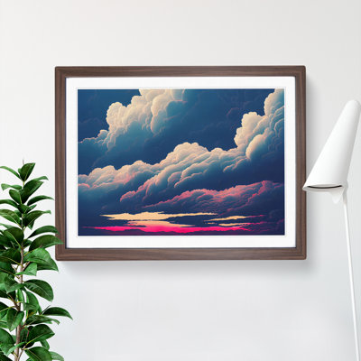 Gentle Clouds - Single Picture Frame Print