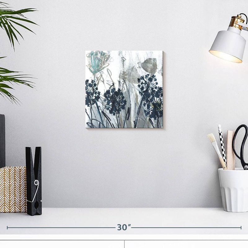 Avery Indigo Field I, 10" H x 10" W