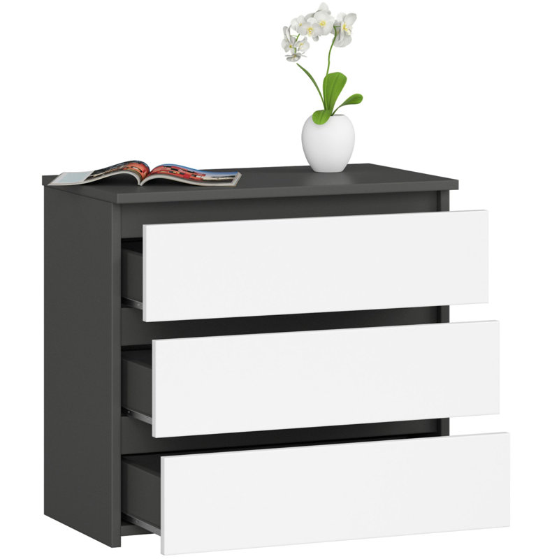 Renhold 60cm W Particle Board Bedside Table