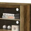 Meuble télé Knotty Oak l 70 po avec tablettes ouvertes et gestion des câbles-1284205300