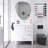 30" Modern Traditional Freestanding Bathroom Vanity Cabinet With Ceramic Basin-552283574