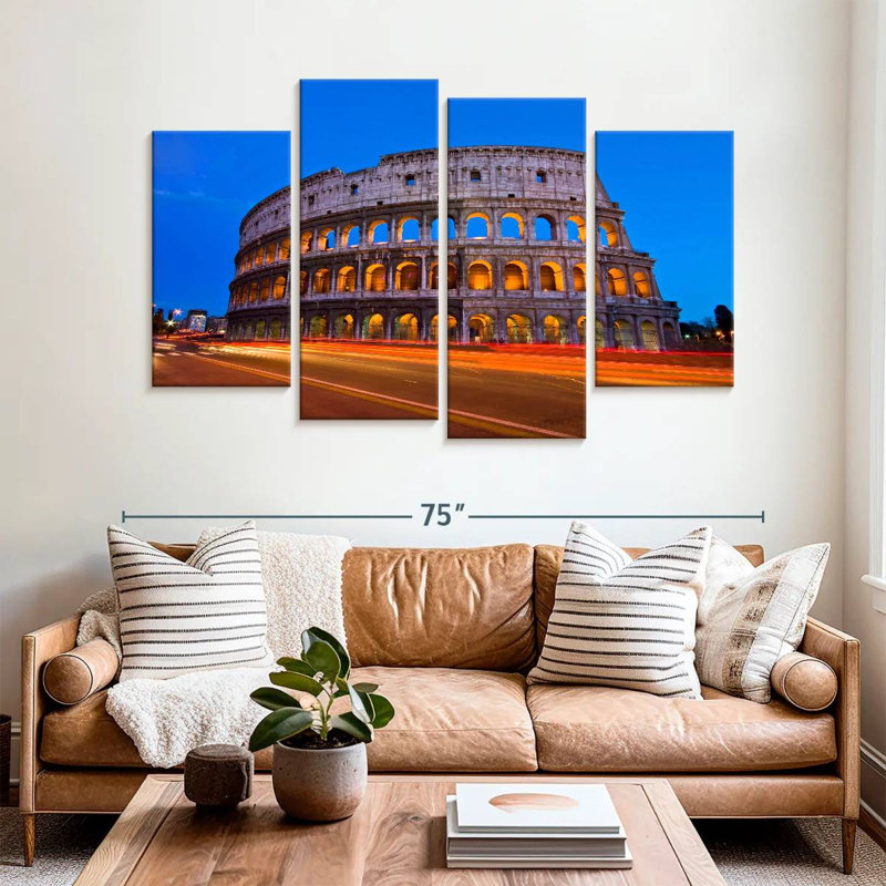 Marchelle Dusk Over Colosseum, 42'' H x 68'' W