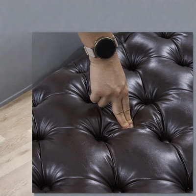 Canapé modulaire en cuir synthétique modulaire 105,7